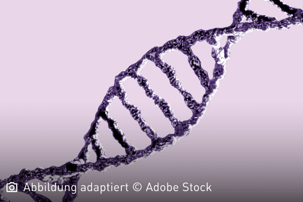 Abbildung eines menschlichen DNA-Strangs: Die Ursachen der systemischen Mastozytose sind noch nicht eindeutig geklärt.