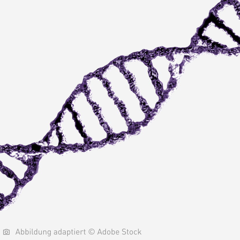 Abbildung eines menschlichen DNA-Strangs: Die Ursachenforschung versucht, genetische Mutationen zu entschlüsseln.